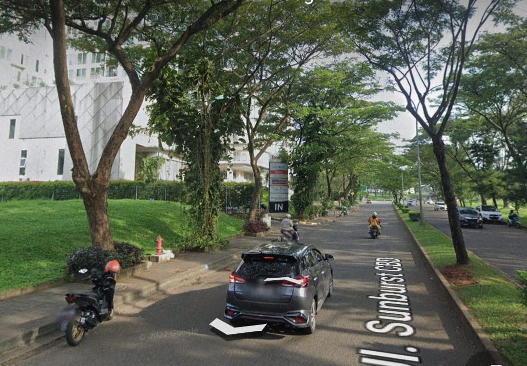 Dijual Tanah di Jln. Sunburst CBD, BSD City, Tangerang Selatan