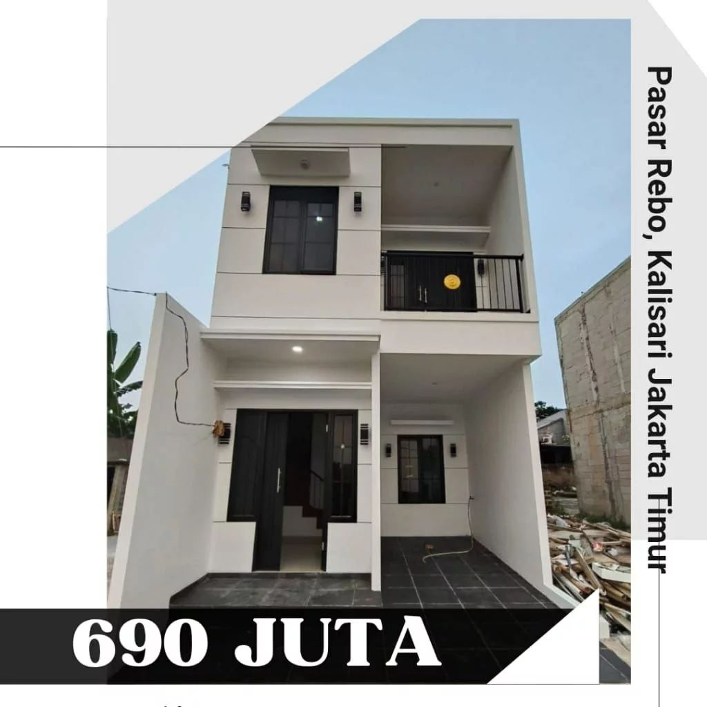 Rumah 2lantai desain modern Kalisari Jakarta Timur