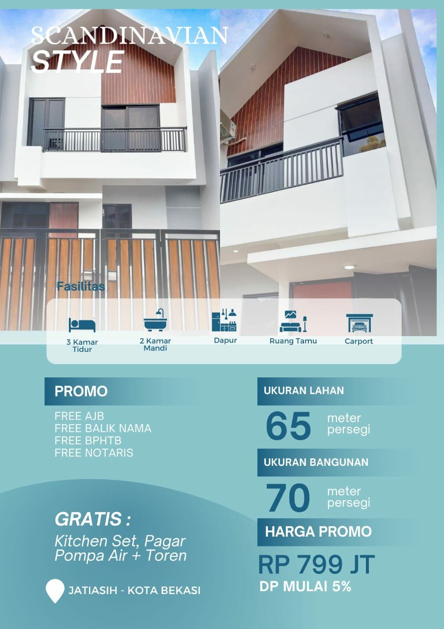 Rumah siaphuni di Wibawa Mukti Jatiasih Bekasi