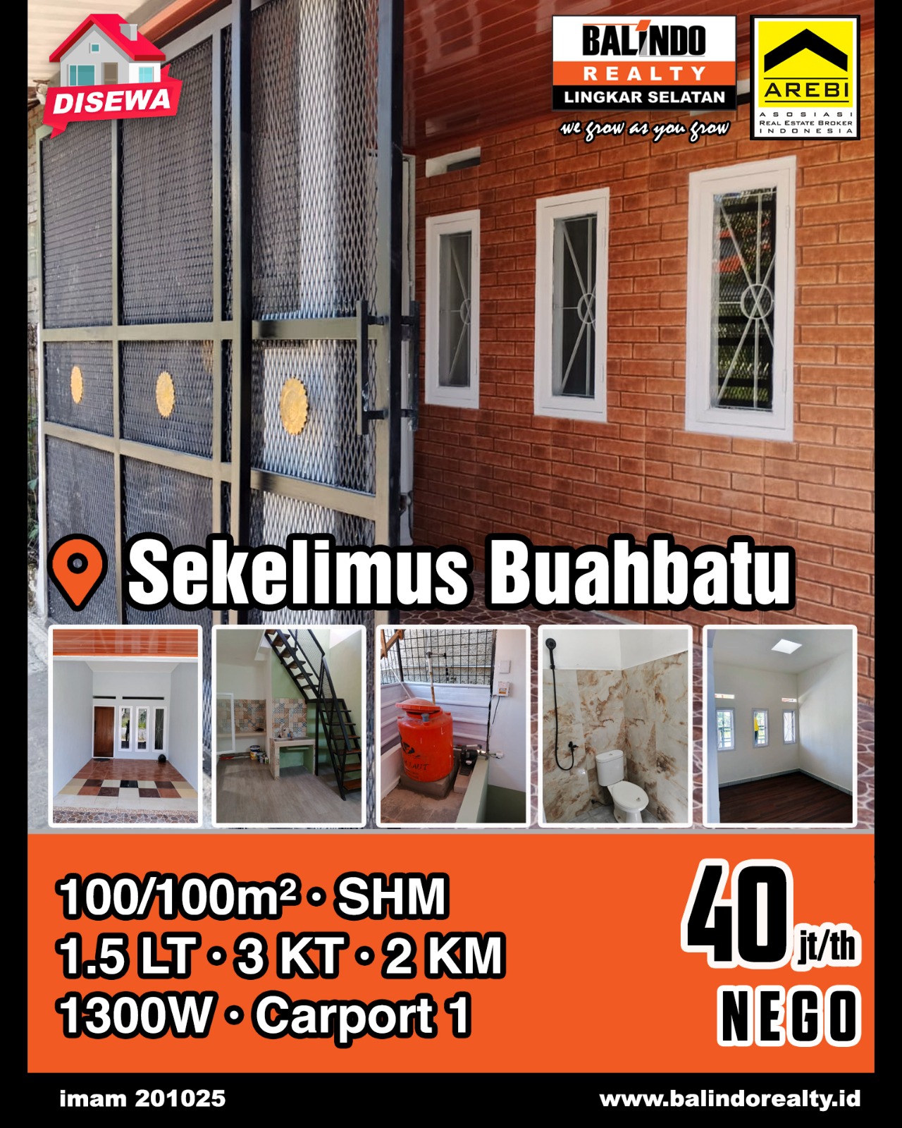 Disewakan Rumah Strategis akses mudah di Sekelimus Buahbatu