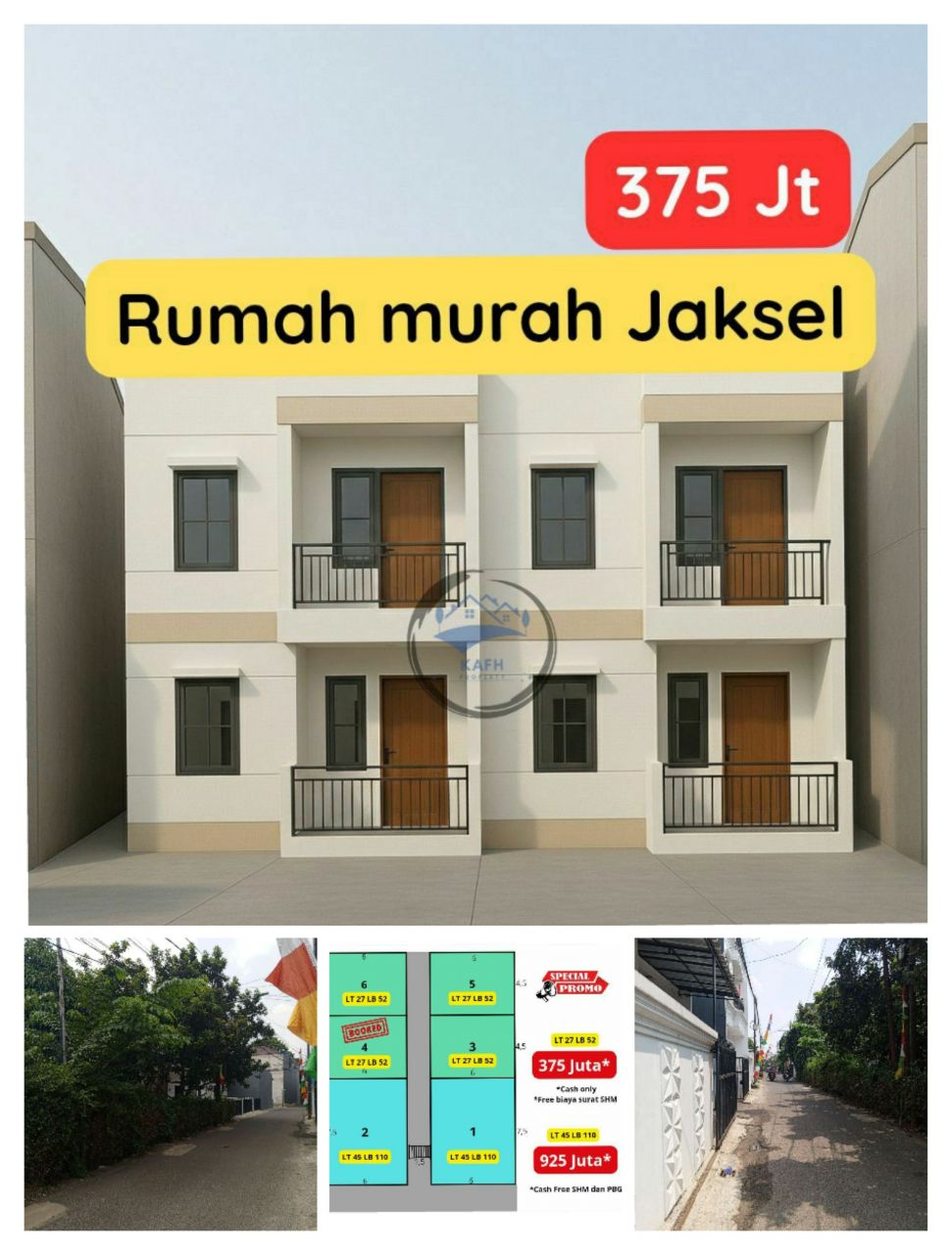 Rumah inden murah strategis Jagakarsa Jakarta Selatan